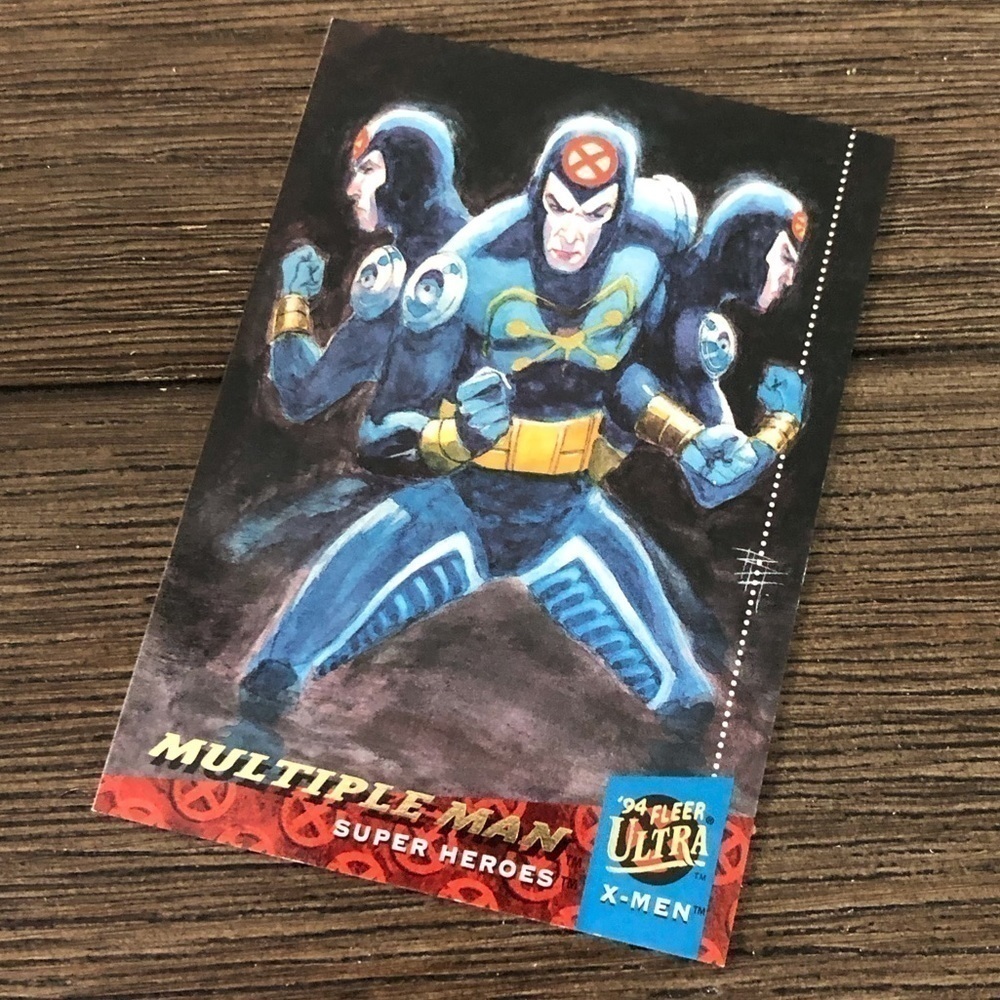 X-men ’94 Fleer Ultra trading card: Multiple Man (Super Heroes) #34